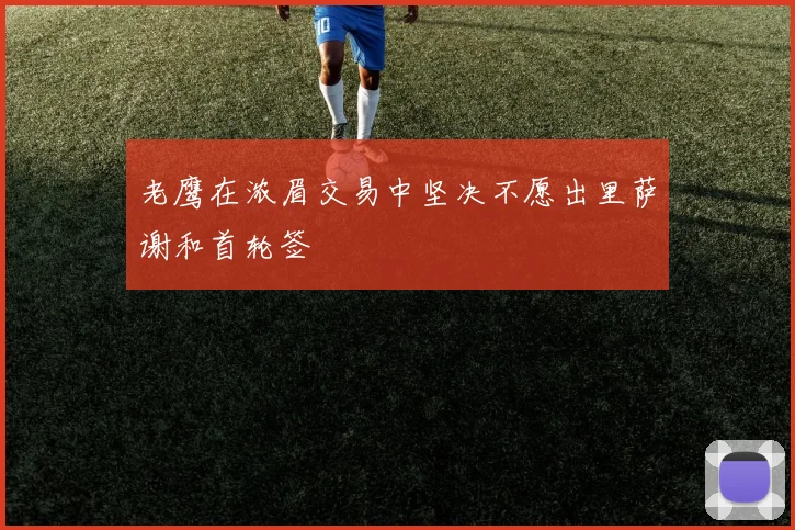 老鹰在浓眉交易中坚决不愿出里萨谢和首轮签