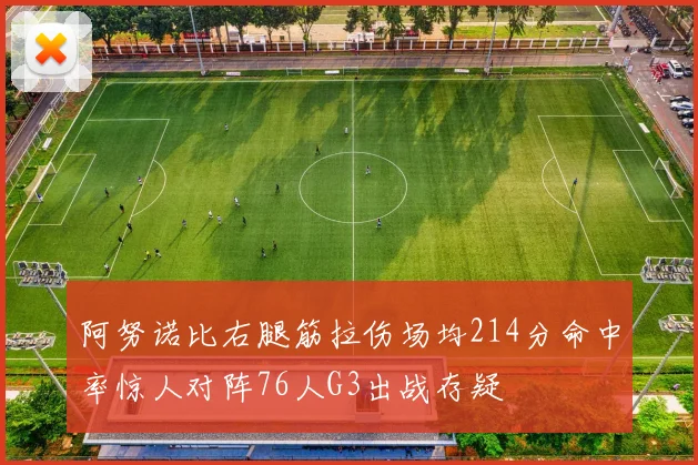 阿努诺比右腿筋拉伤场均214分命中率惊人对阵76人G3出战存疑